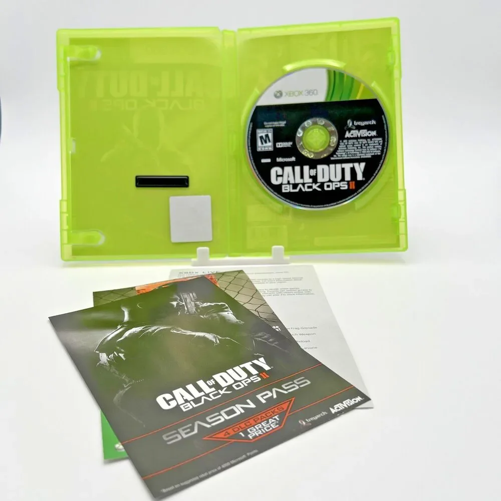 Call of Duty: Black Ops 2 II Microsoft Xbox 360 2012 Complete CIB Fast Shipping